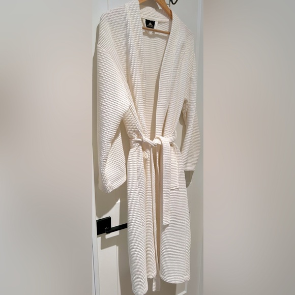 NWOT~Bagno Milano Unisex Waffle Turkish Cotton Hotel Spa Kimono Bath Robe - Picture 5 of 11
